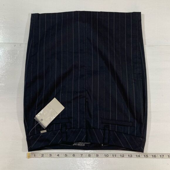 Guess Skirt Women's Size 27 Black Pinstripe Mini Pencil Straight Office Work - Picture 8 of 9